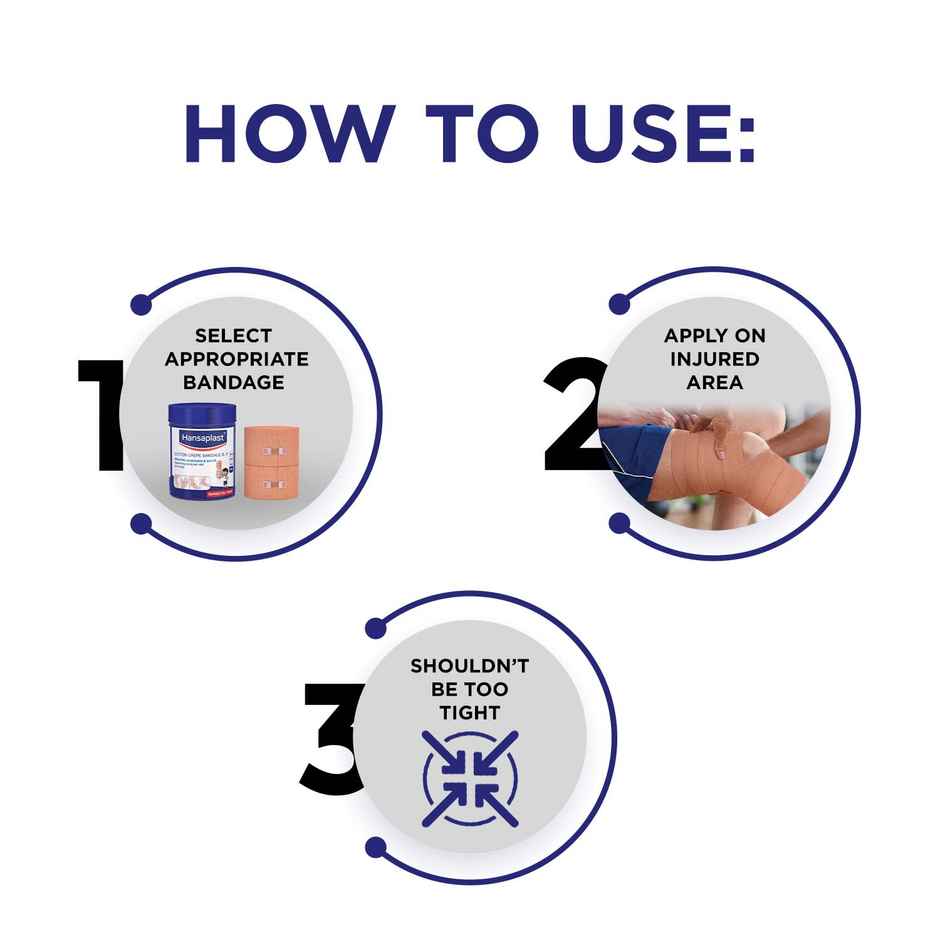 Hansaplast Crepe Bandage (15 CM X 4 M)