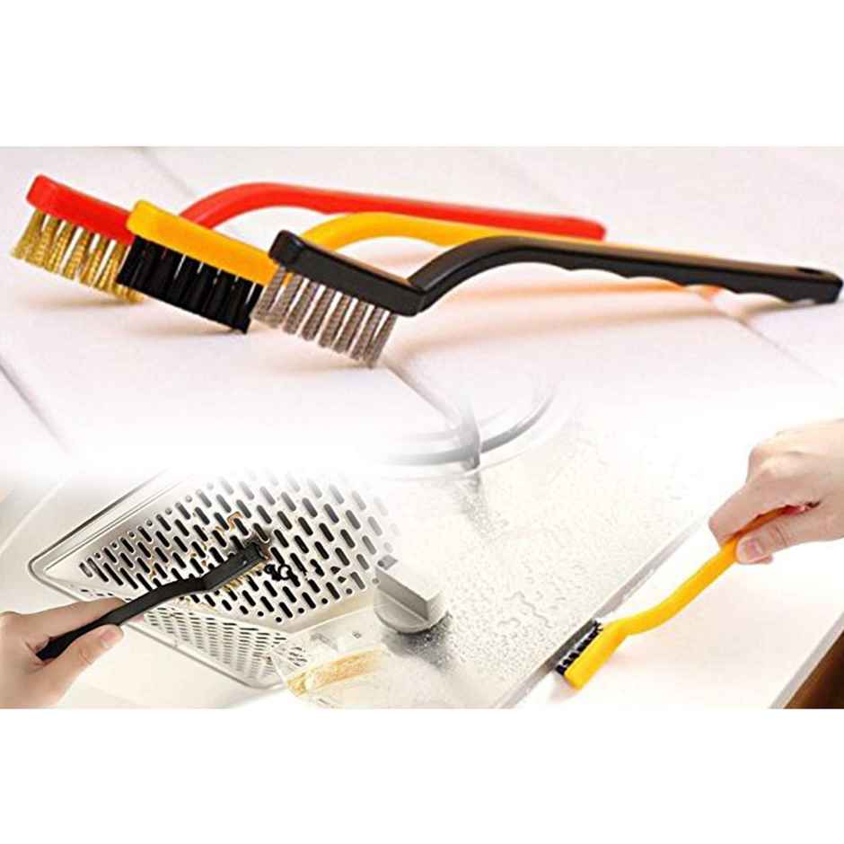 KVG Stove Cleaner | Bathroom Tap Cleaner | Hard Metal Brush | Rust Remover Brush