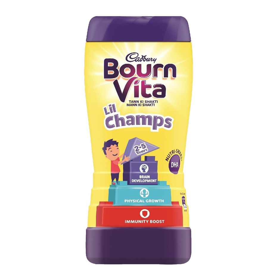 Cadbury Bournvita Lil Champs Vanilla Drink Mix | For 3 - 5 years Kids