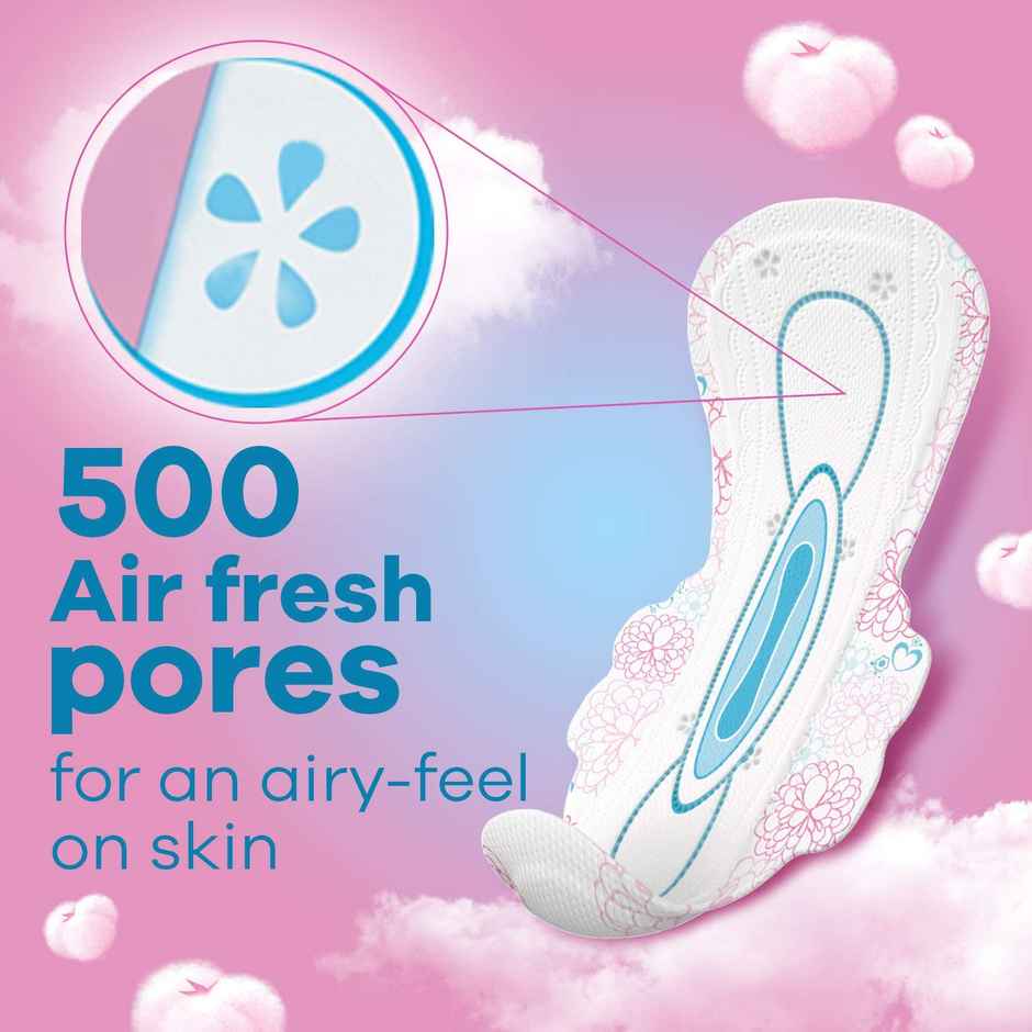 Whisper Ultra Soft Air Fresh Sanitary Pads - XL