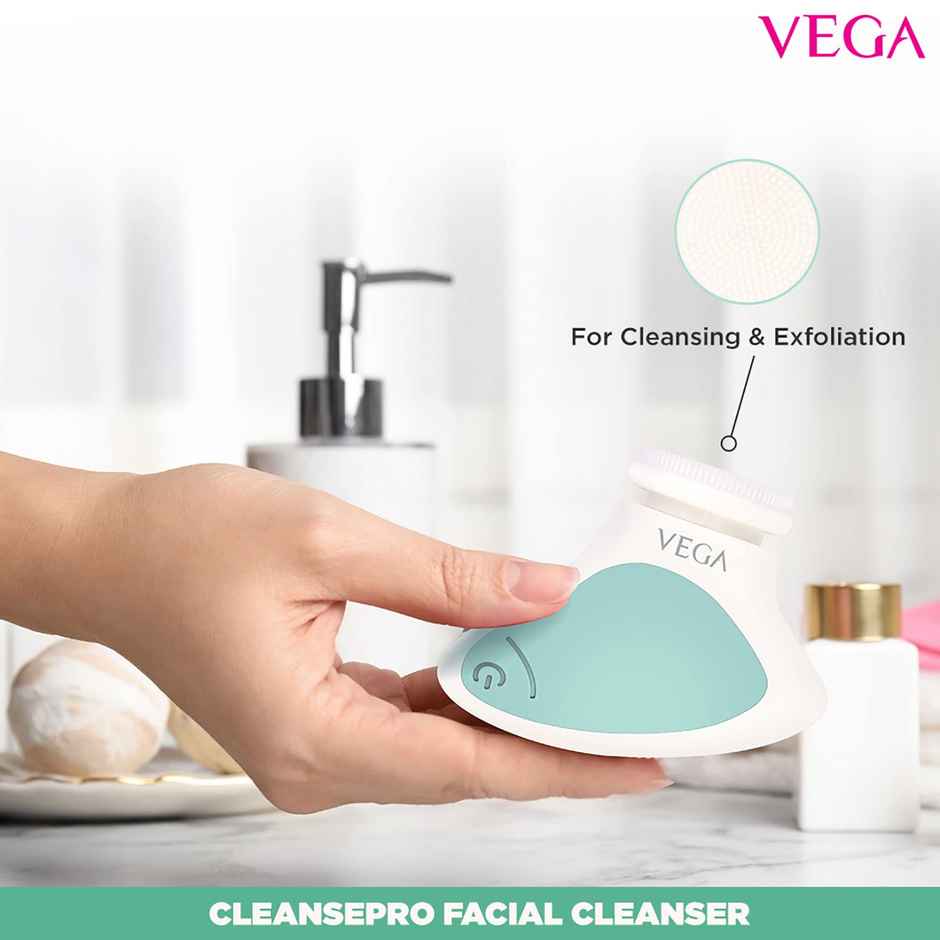 VEGA VHFC-03 Facial Cleanser & Massager - With Sonic Vibration Technique | Deep Cleansing