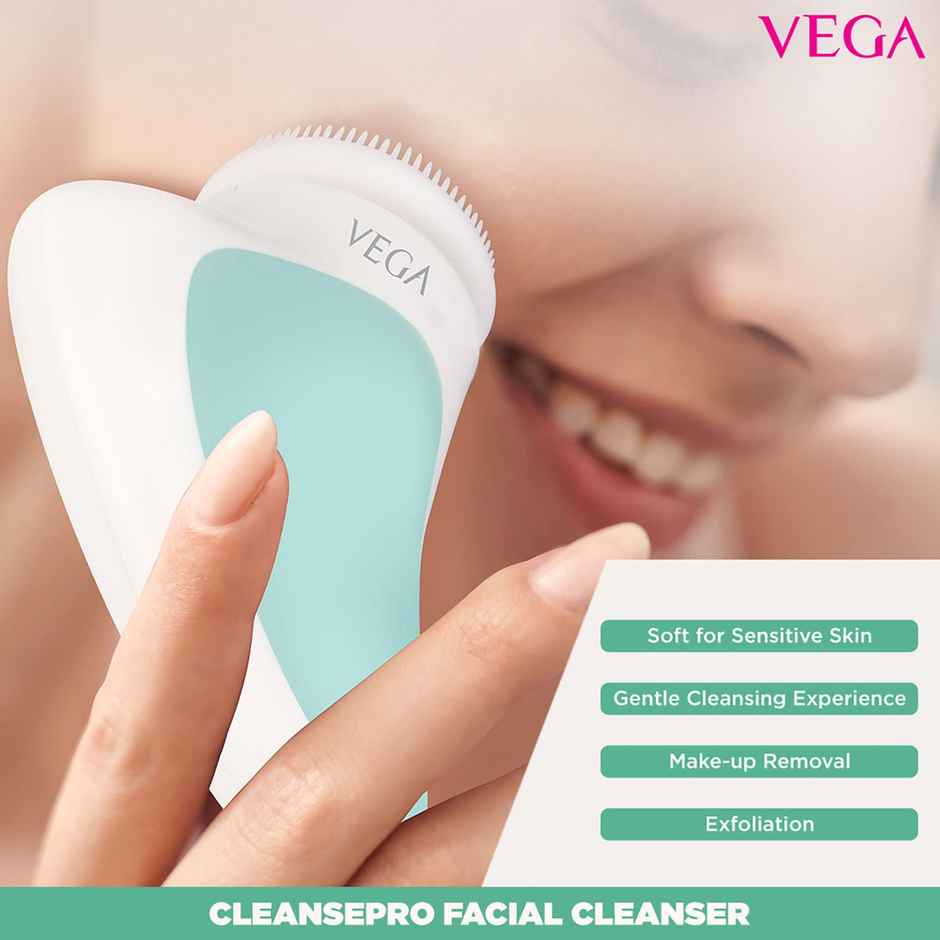 VEGA VHFC-03 Facial Cleanser & Massager - With Sonic Vibration Technique | Deep Cleansing