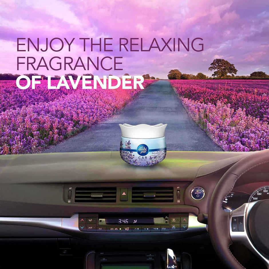 Ambipur Car Freshener Gel - Relaxing Lavender Combo