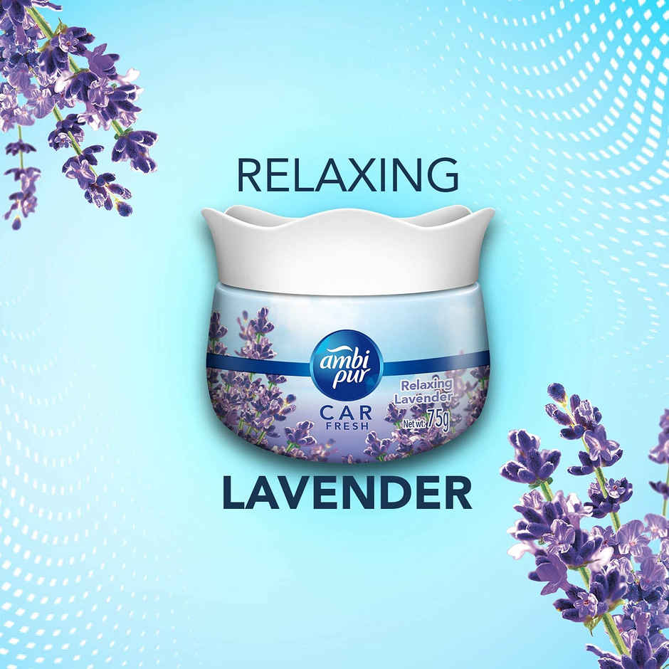 Ambipur Car Freshener Gel - Relaxing Lavender Combo