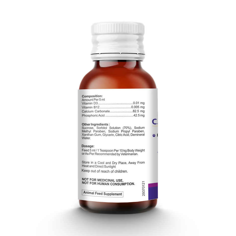 Petvit Calcium Syrup For Dog Stronger Bones