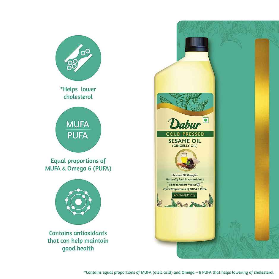Dabur Sesame (Til-Gingelly) Cold Pressed Oil