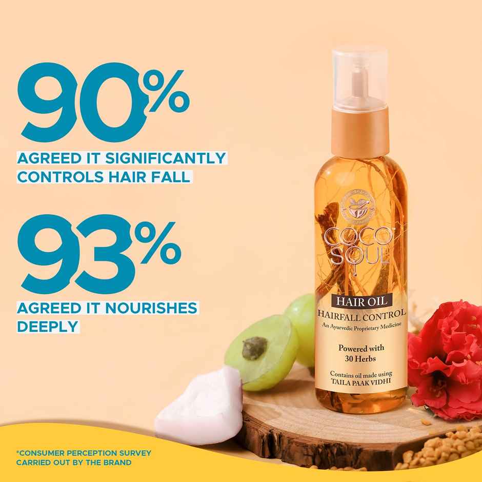 Coco Soul Ayurvedic Hair Oil Hair Fall Control