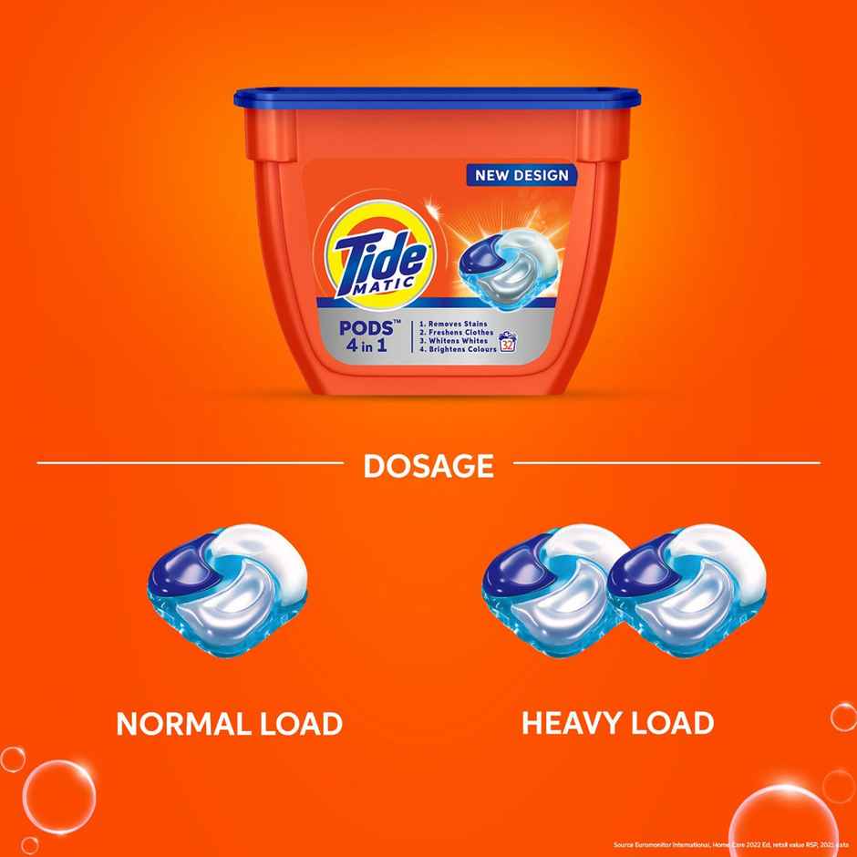 Tide Matic 4 in 1 Detergent Pods