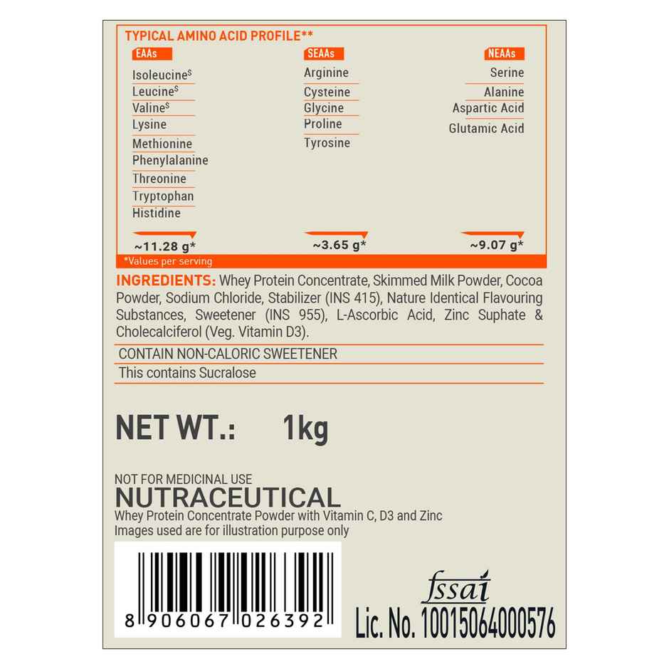 Fuel One Whey Protein, 24g Protein, 5.29g BCAA & 4.2g Glutamic Acid, Chocolate Combo