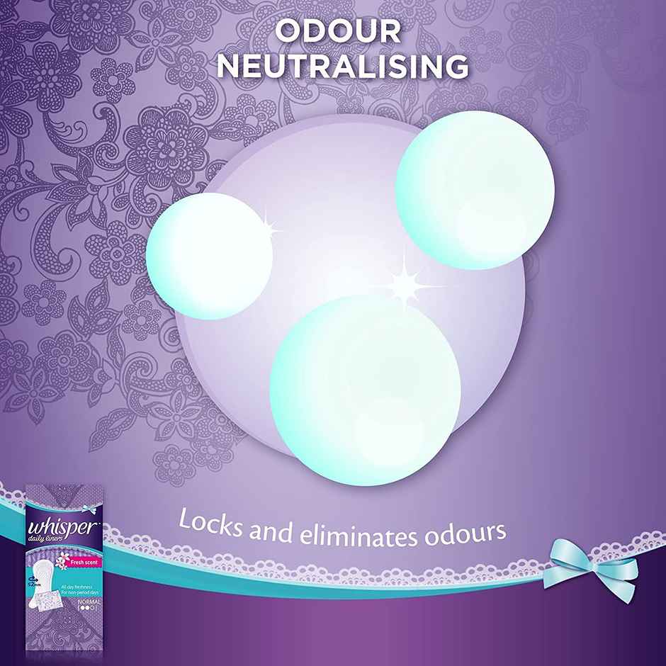 Whisper Daily Liners Clean and Fresh