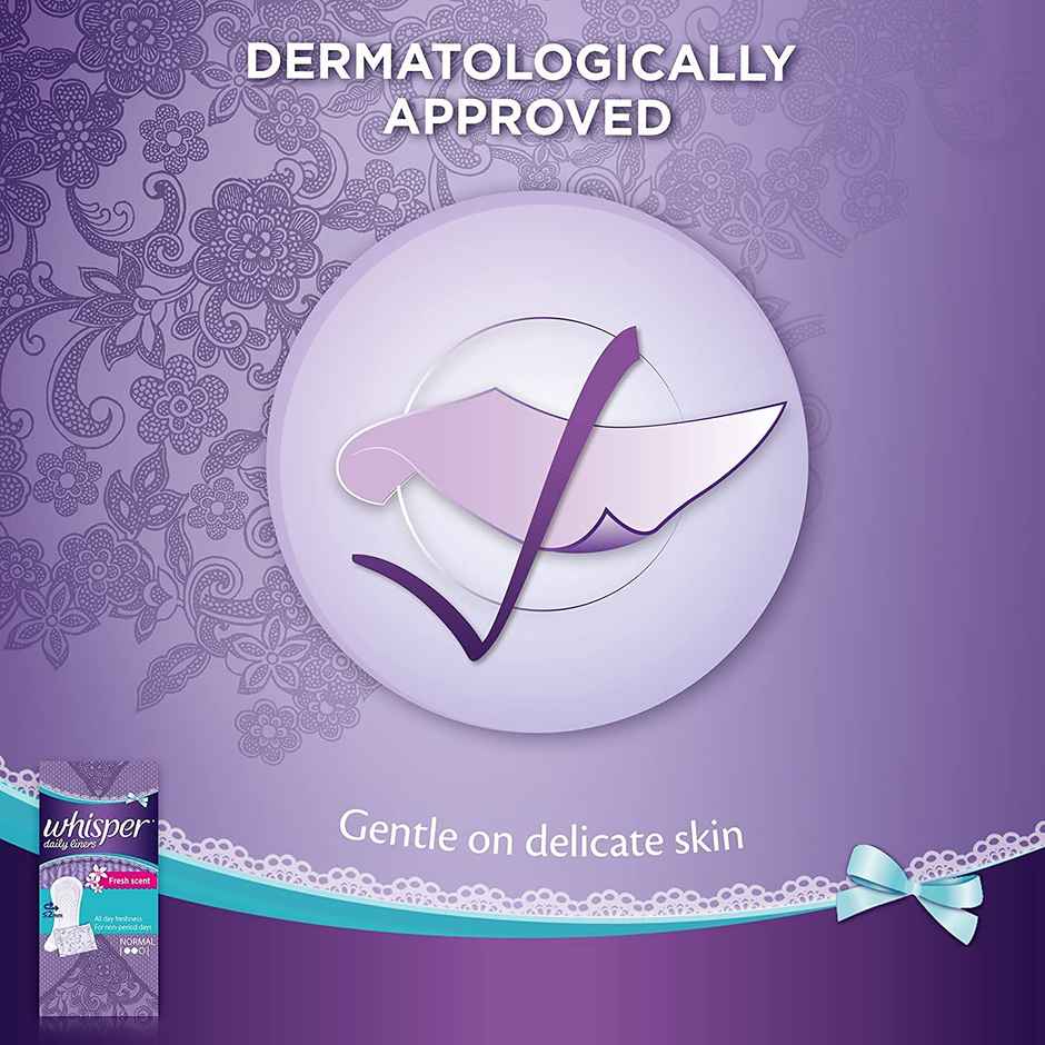 Whisper Daily Liners Clean and Fresh