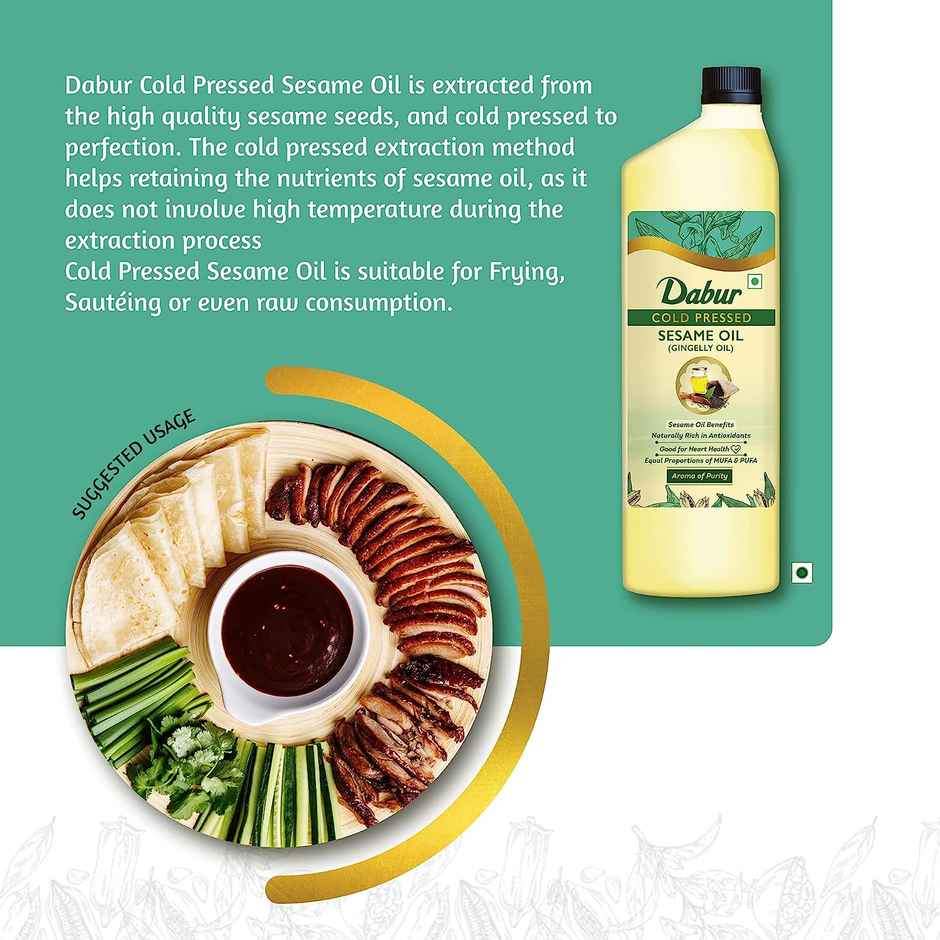 Dabur Sesame (Til-Gingelly) Cold Pressed Oil