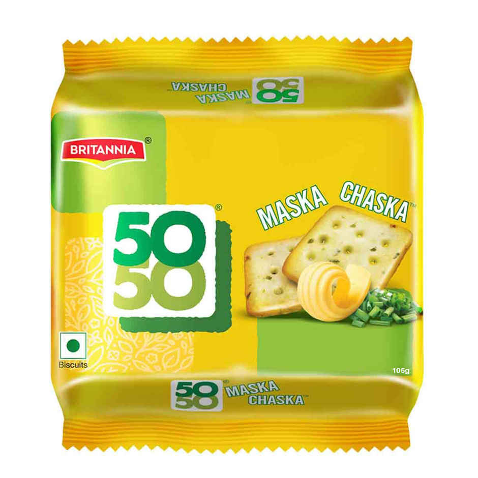 Britannia 50-50 Maska Chaska Biscuits