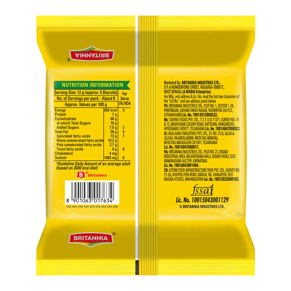 Britannia 50-50 Maska Chaska Biscuits