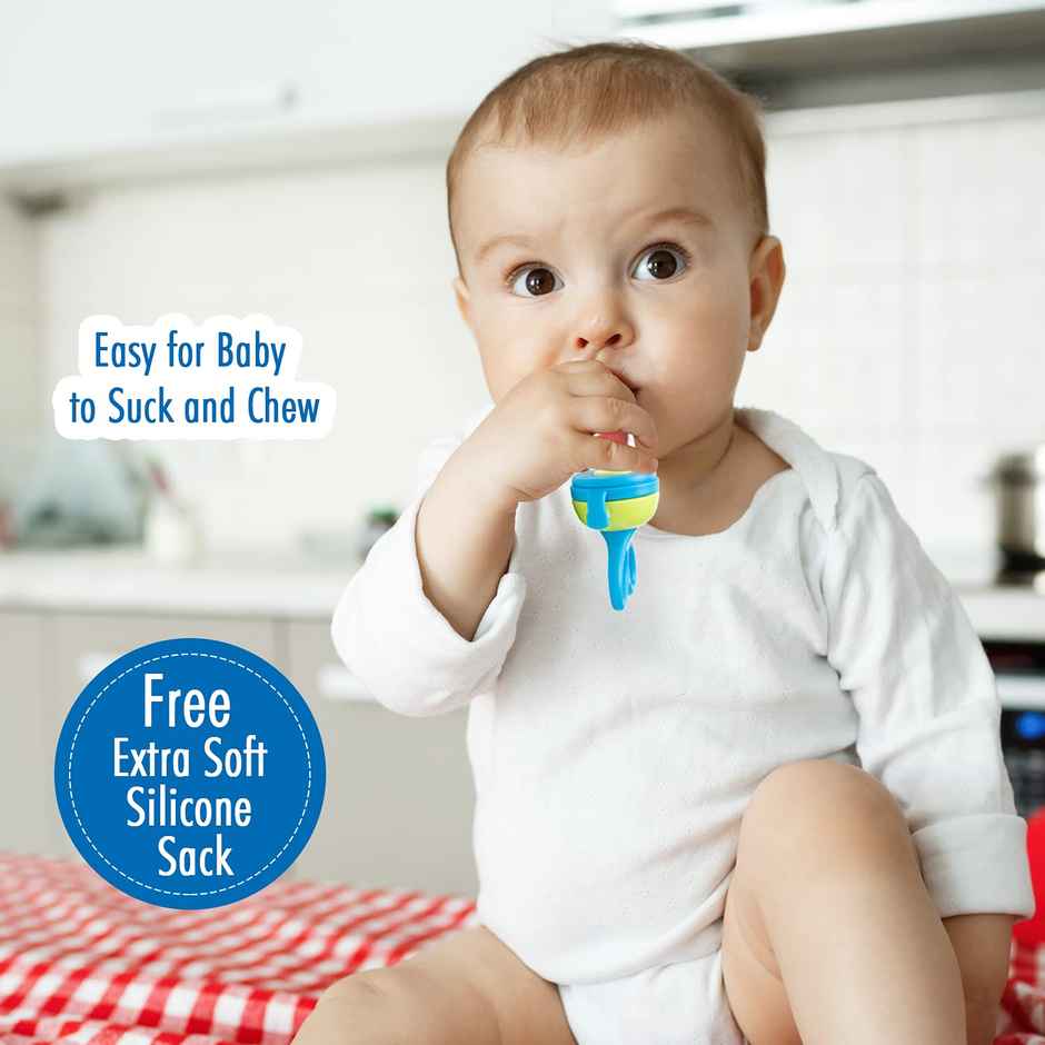 Mee Mee Baby Food Feeder for Babies/Newborns (Blue)