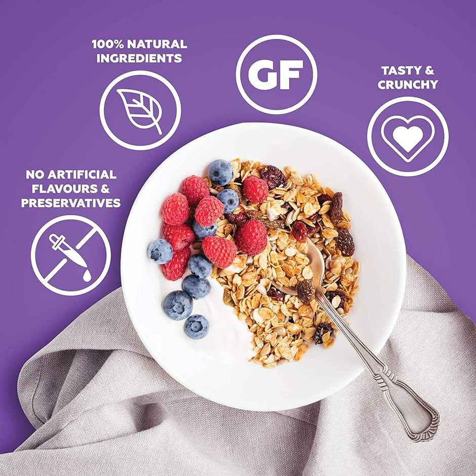 Yoga Bar Muesli Dark Chocolate & Cranberry,Breakfast Cereals, Protein Granola, Gluten Free Combo