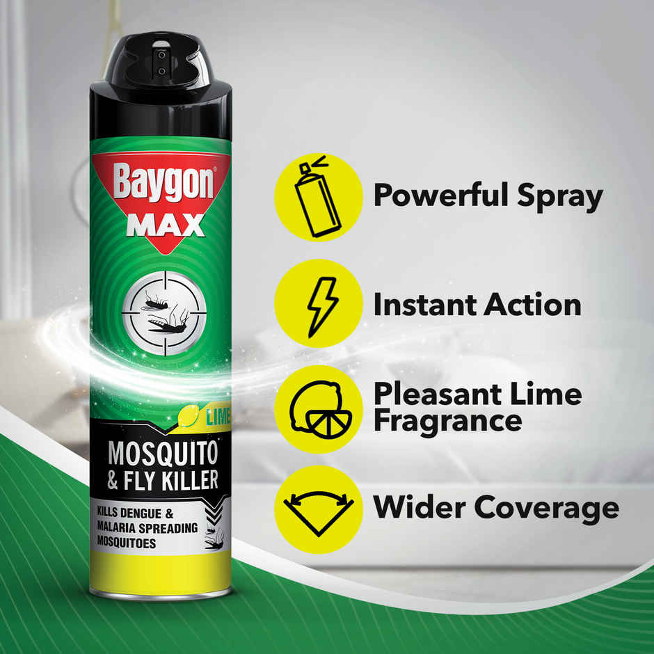Baygon Max Mosquito and Fly Killer Spray