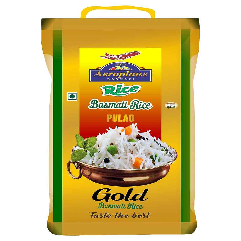Aeroplane Gold Special Pulav  Basmati Rice Full Long Grain & Aged Rice