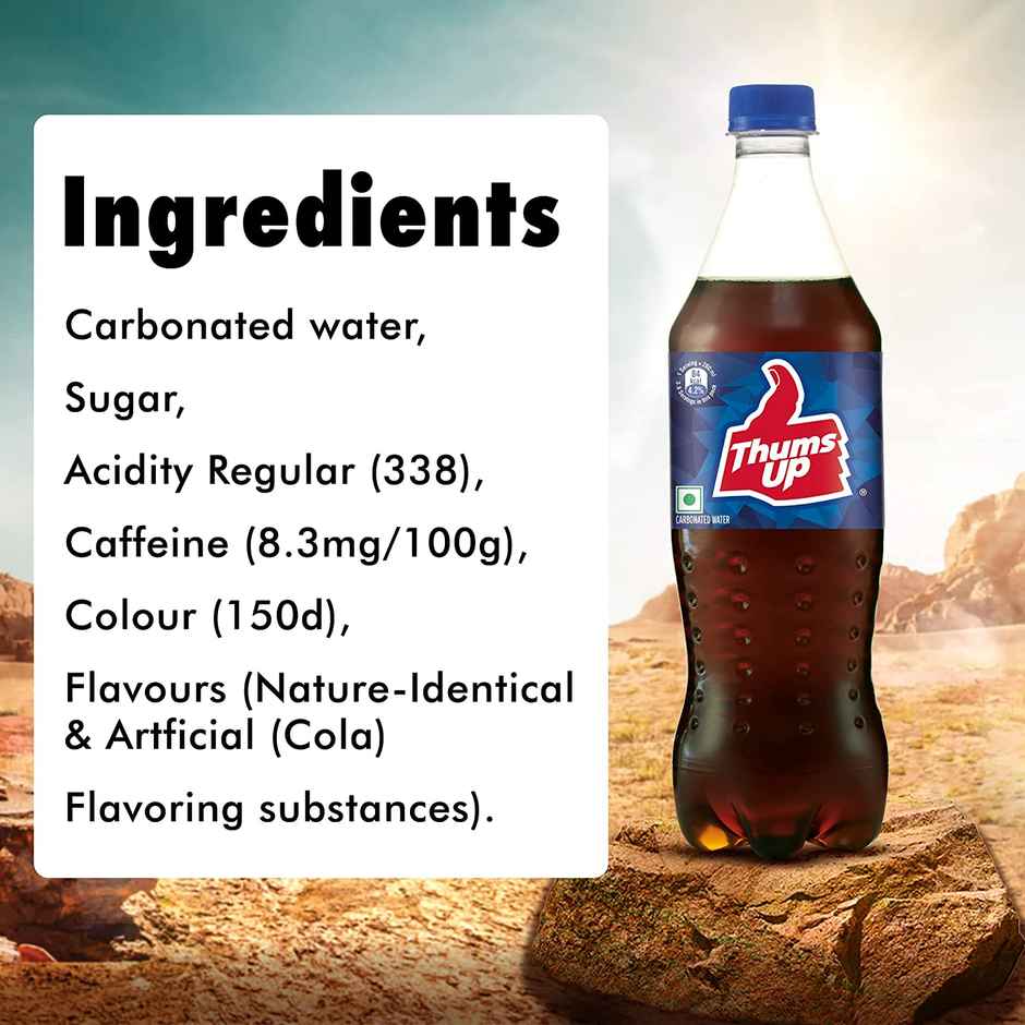 Thums Up Soft Drink | Carbonated Beverage
