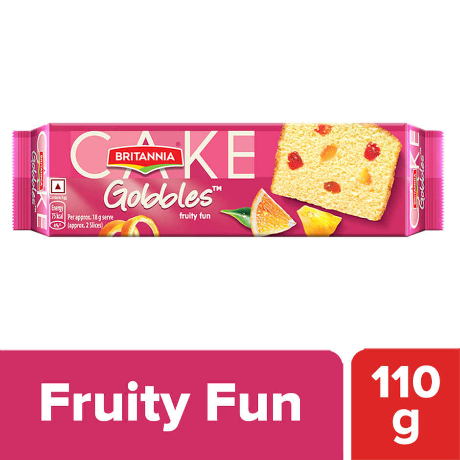 Britannia Gobbles Fruity Fun Cake 