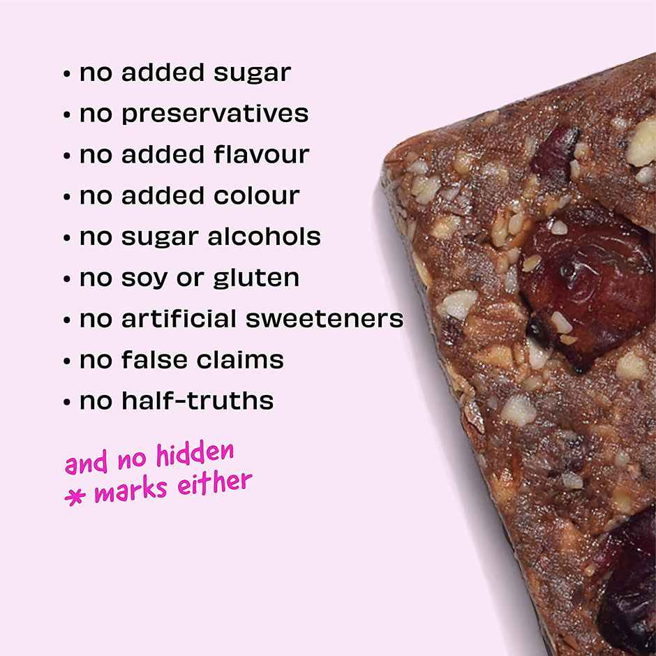The Whole Truth Choco Cranberry Fudge Energy bar Combo