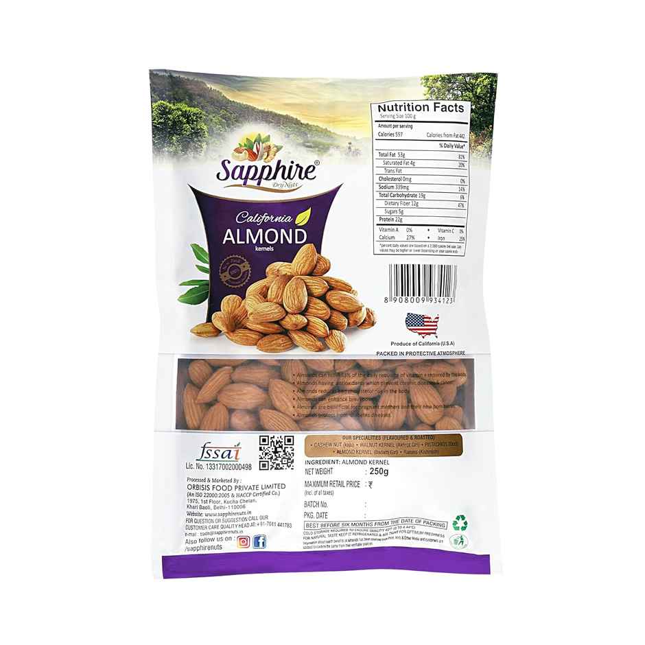 Sapphire Dry Nuts California Almond | Rich in Protein