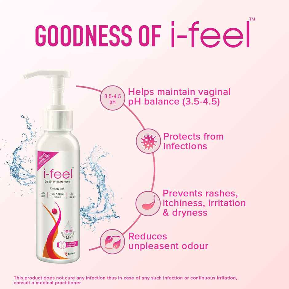I-feel Gentle pH Balanced Intimate Wash for Women