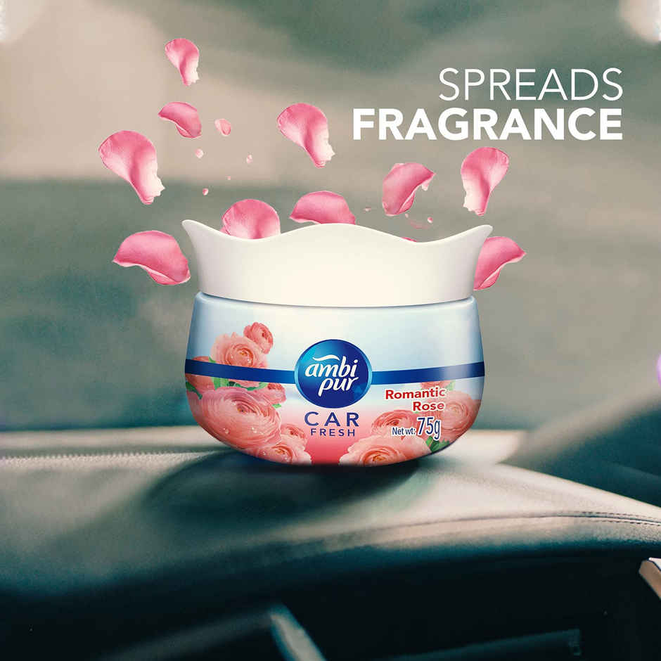 Ambipur Car Freshener Gel - Romantic Rose