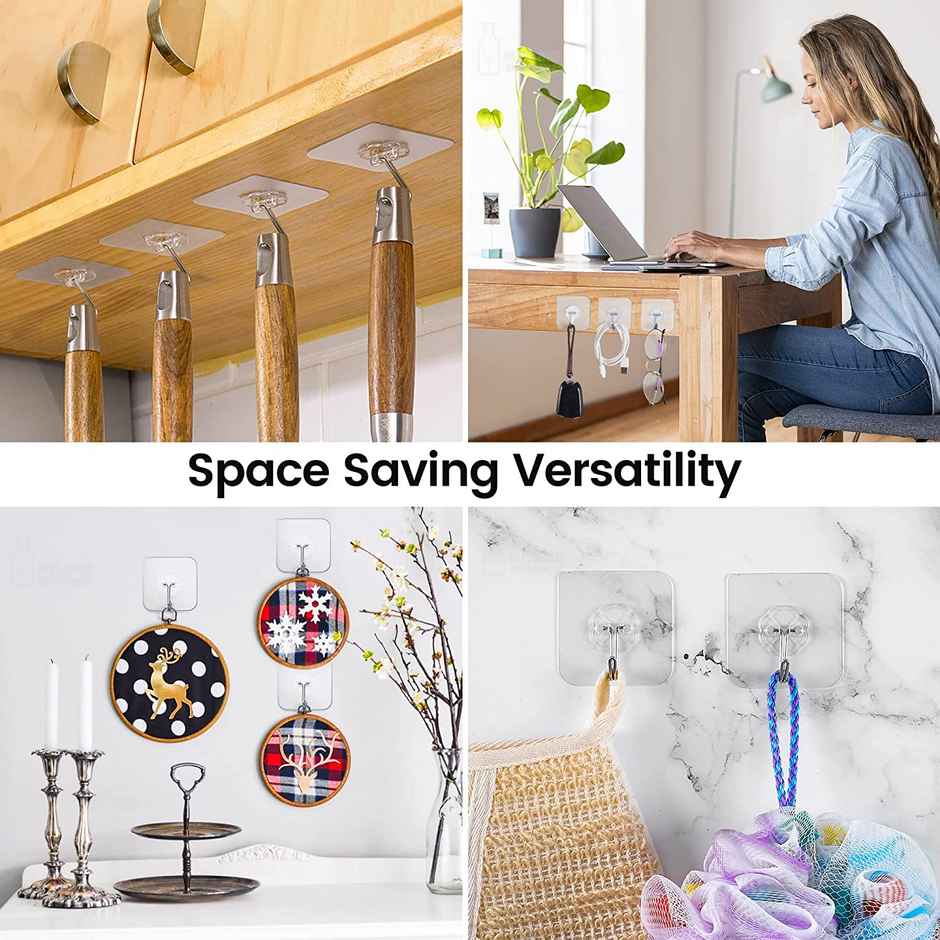 Se7en Self Adhesive Wall Hooks