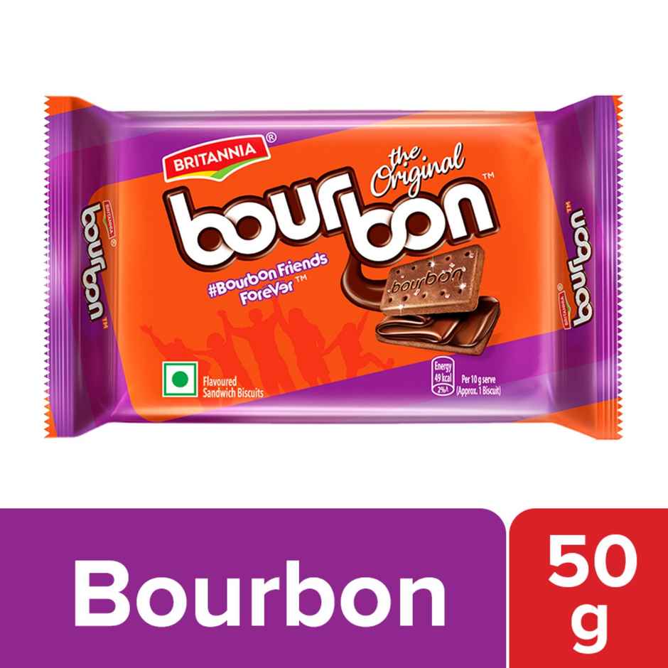 Britannia The Original Bourbon - Creme Biscuit with Chocolate | Chocolatey Indulgence in every layer