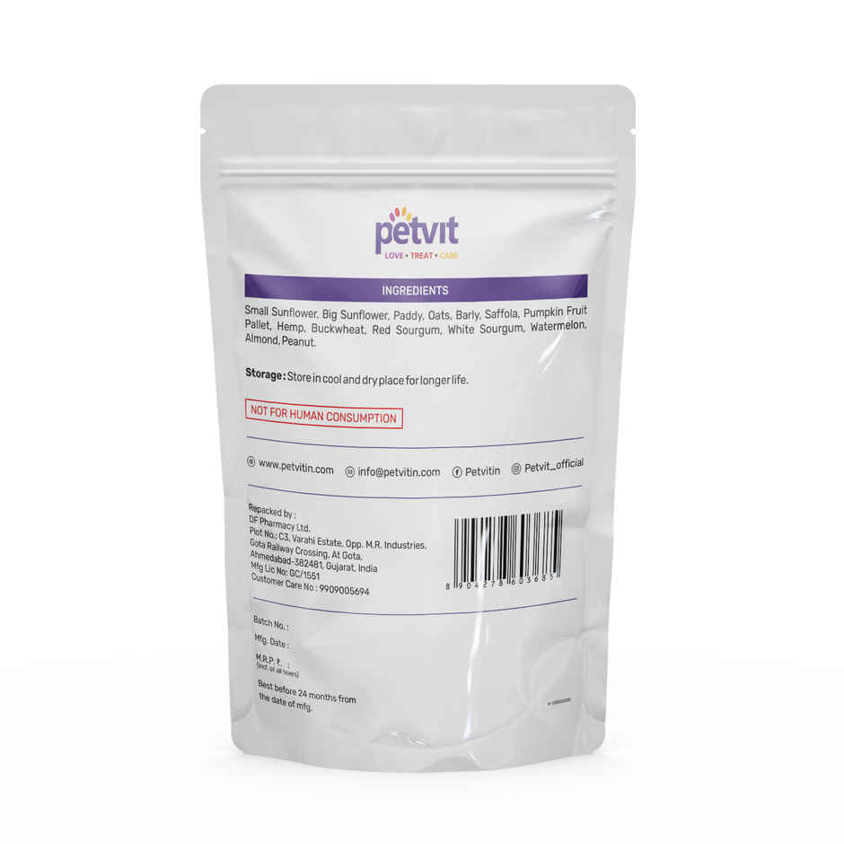 Petvit Parrot Food For Big Parrot Mix Seed