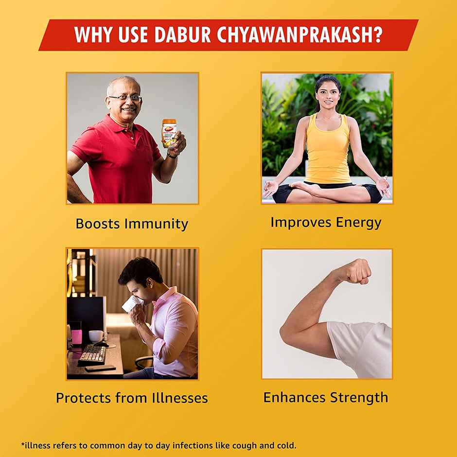Dabur Chyawanprakash Sugarfree - Safe for Diabetics with 40+ Ayurvedic Herbs