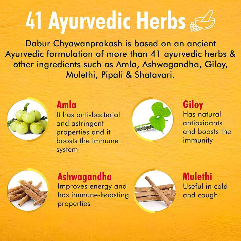 Dabur Chyawanprakash Sugarfree - Safe for Diabetics with 40+ Ayurvedic Herbs