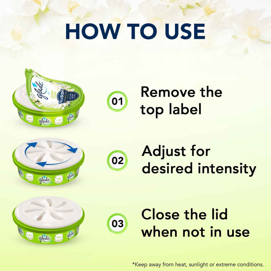 Glade Jasmine Bloom Gel Air Freshener