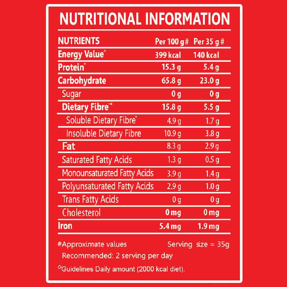 Bagrry's Oat Bran High Fibre and Protein Helps Manage Weight Good Digestive Health