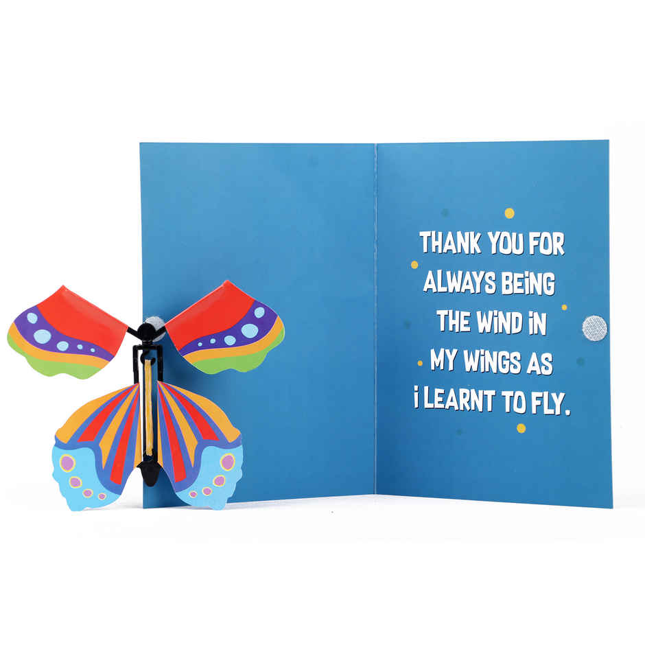 Oye Happy Father'S Day Butterfly Card