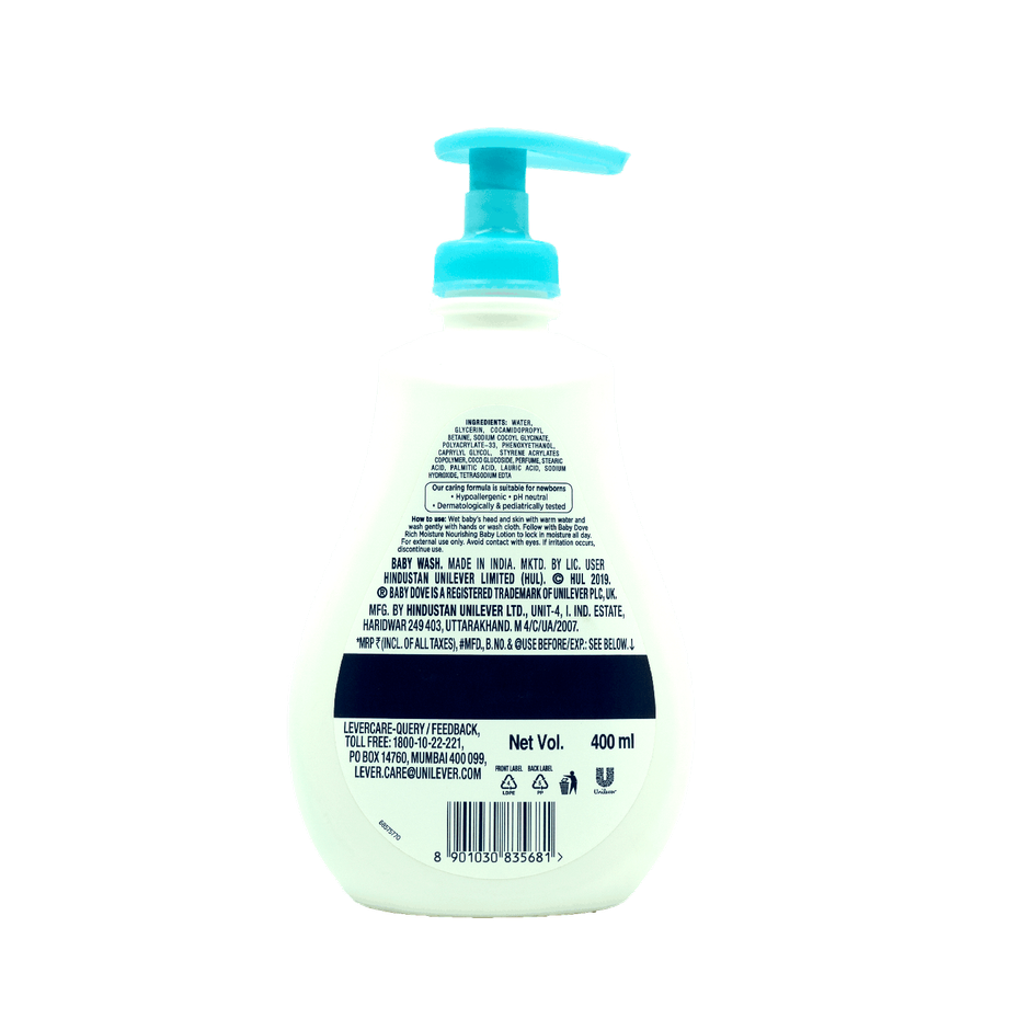 Dove Baby Rich Moisture Hair To Toe Baby Wash