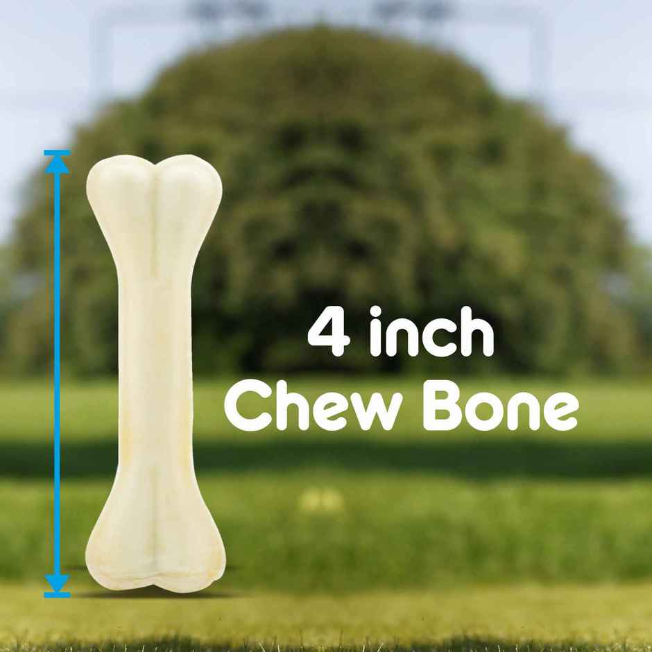 Purepet Pressed Chew Bones Dog Treats 4 Inches