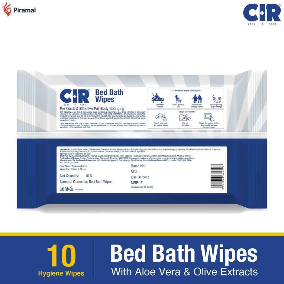 CIR Bed Bath Wipes for Adults Combo