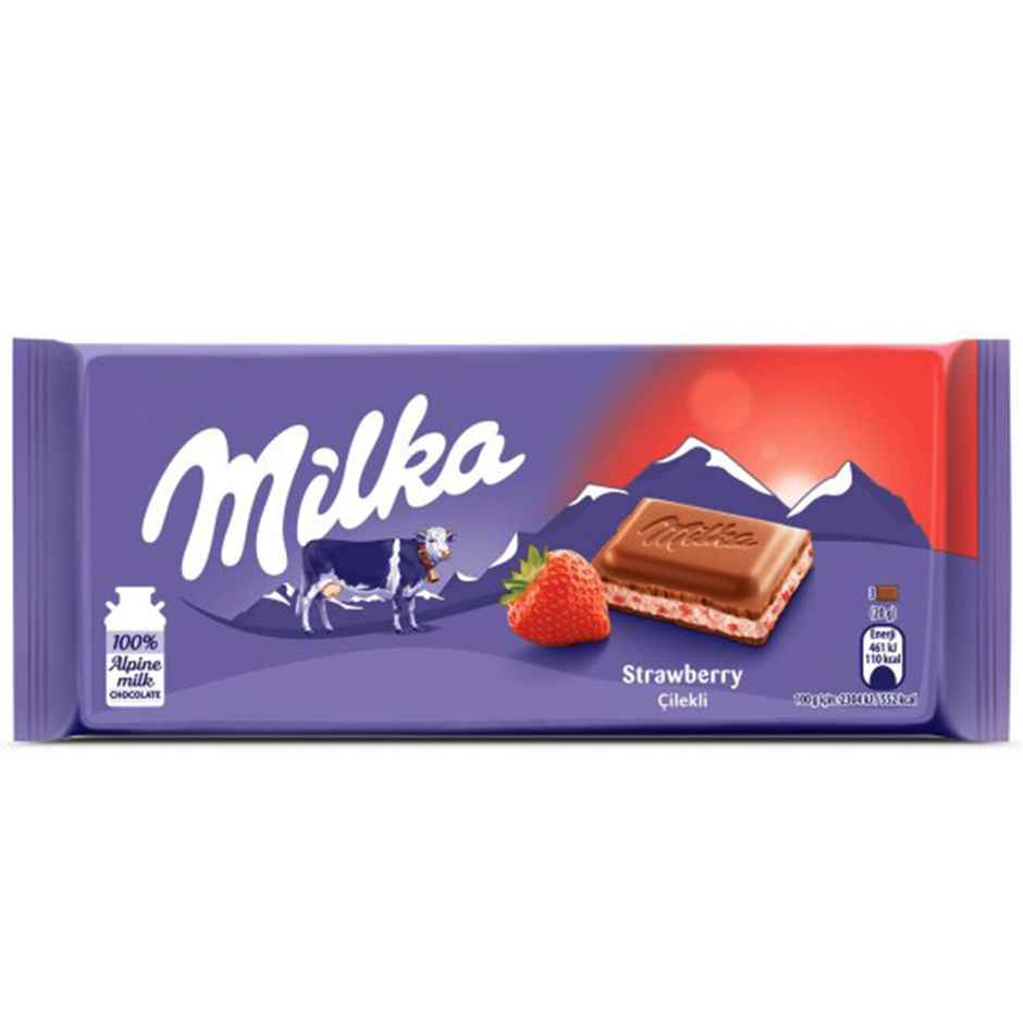 Milka Strawberry Cilekli Chocolate
