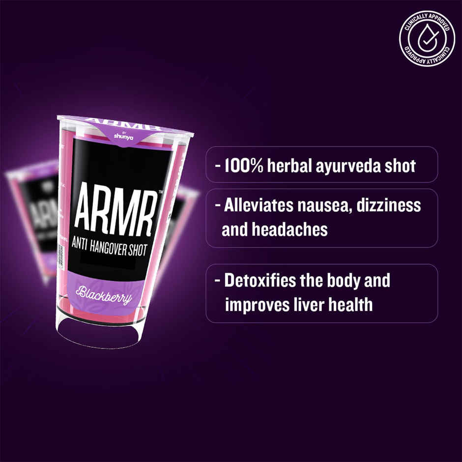Armr Complete Anti Hangover Drink Blackberry