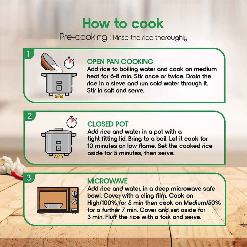 Fortune Basmati Rice/Basmati Akki | Biryani Special | Pouch Combo