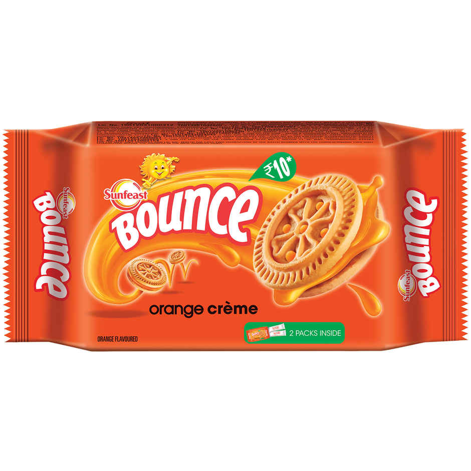 Sunfeast Bounce Orange Creme Biscuit
