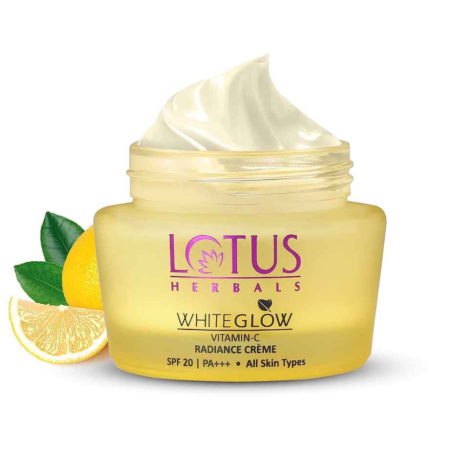 Lotus Herbals Whiteglow Vitamin C Radiance Cream Spf 20 For Dark Spots & Dull Skin