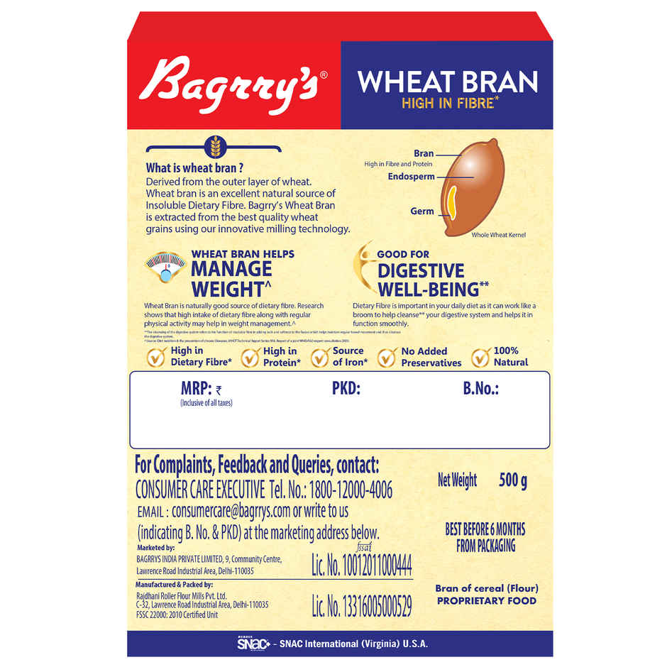 Bagrry's Wheat Bran