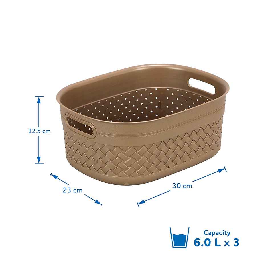 Kolorr Multipurpose Stitch Basket - Small (Colour May Vary)
