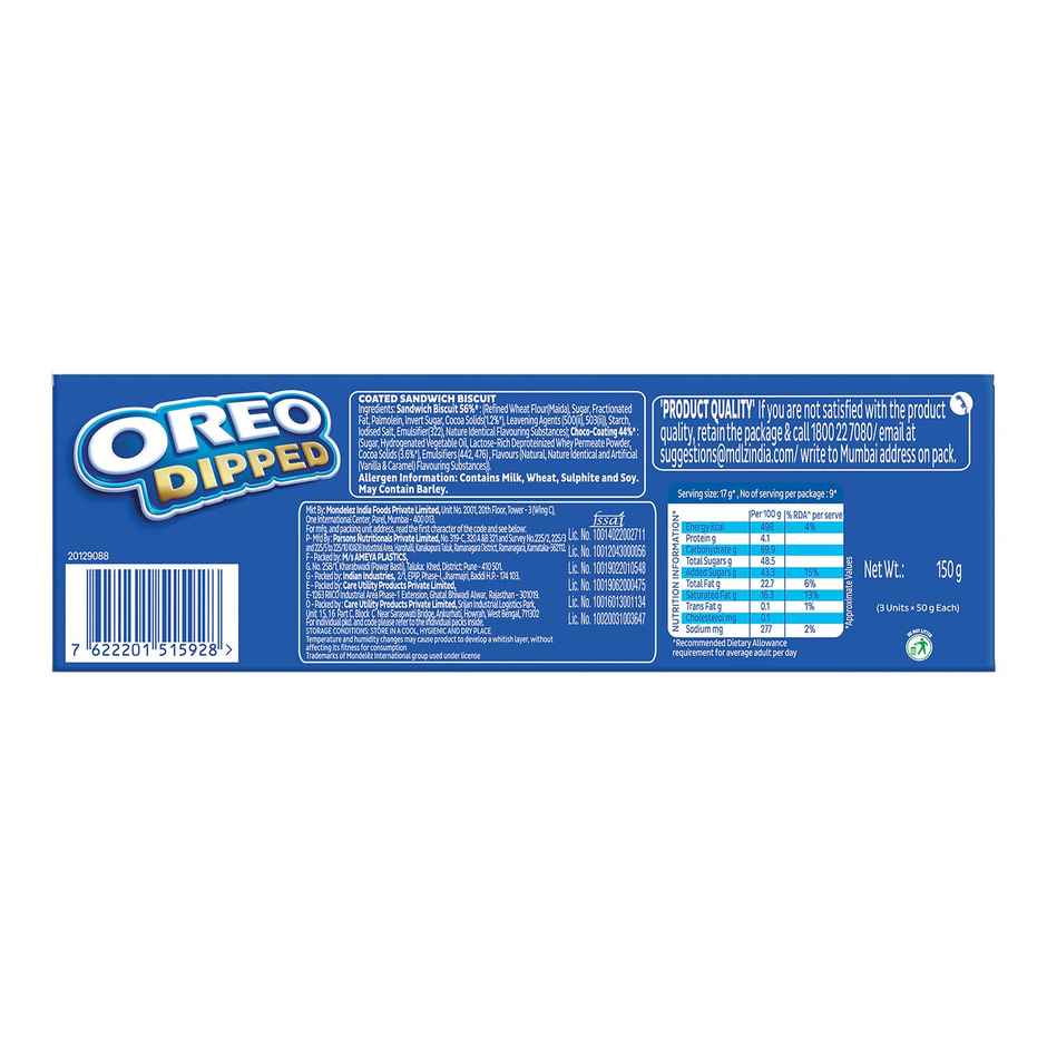 Cadbury Oreo Dipped Biscuit