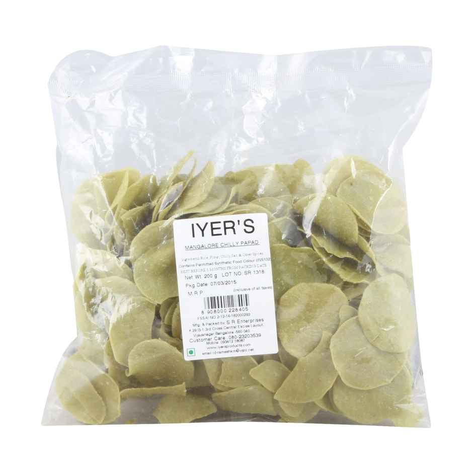 Iyer's Papad - Mangalore Chilly