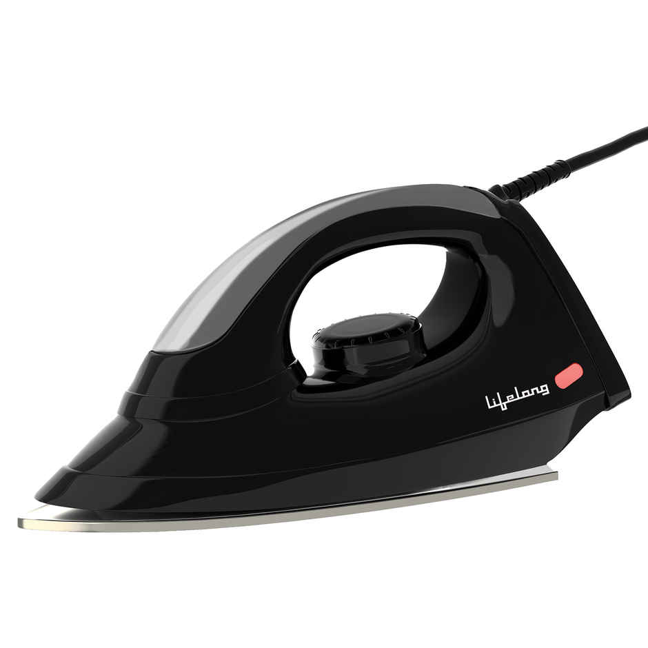Lifelong Lldi18 1000 Watt Dry Iron - Black