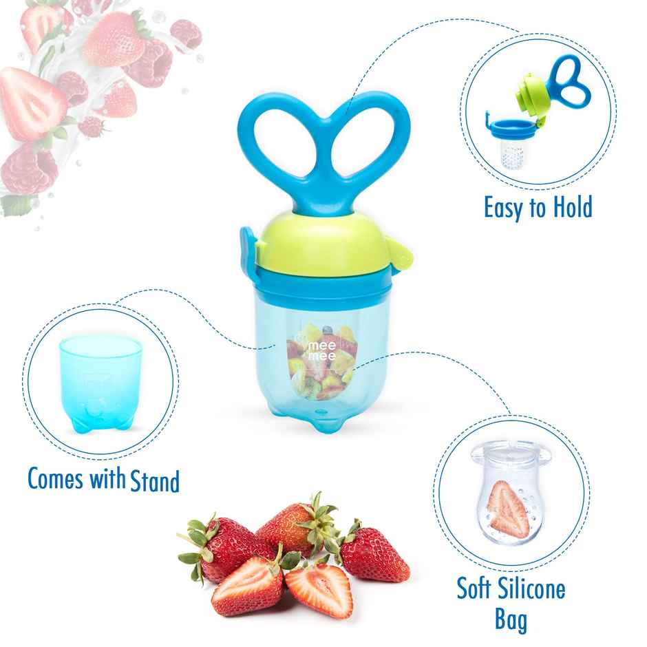 Mee Mee Baby Food Feeder for Babies/Newborns (Blue)